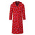 Women's Hooded Bathrobe - Pink Diamond