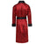 Gable Mens Long Robe - Claret