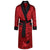 Gable Mens Long Robe - Claret