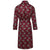 Lightweight Bathrobe  - Gatsby Paisley Wine