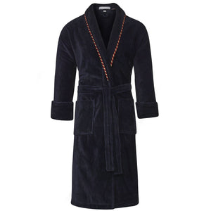 Men's Bathrobe - Earl Navy