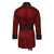 Clarke Men's Short Smoking Jacket - Claret