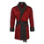 Clarke Men's Short Smoking Jacket - Claret