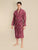 Lightweight Men's Bathrobe  - Gekko Claret