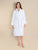 Women's White Towelling Bathrobe - Seaspray