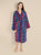 Women's Hooded Bathrobe  - Multicolor