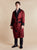 Gable Mens Long Robe - Claret