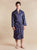 Lightweight Men's Bathrobe - Gekko Navy