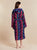 Women's Hooded Bathrobe  - Multicolor