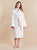 Women's Pink Towelling Bathrobe - Oceania