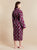 Lightweight Bathrobe  - Gatsby Paisley Wine