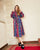 Women's Hooded Bathrobe  - Multicolor