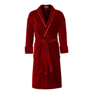 Men's Bathrobe - Earl Claret