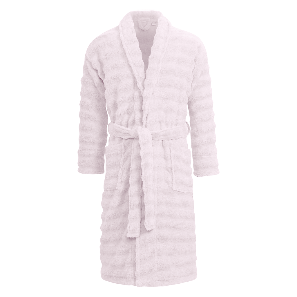 Women's Pink Towelling Bathrobe - Oceania