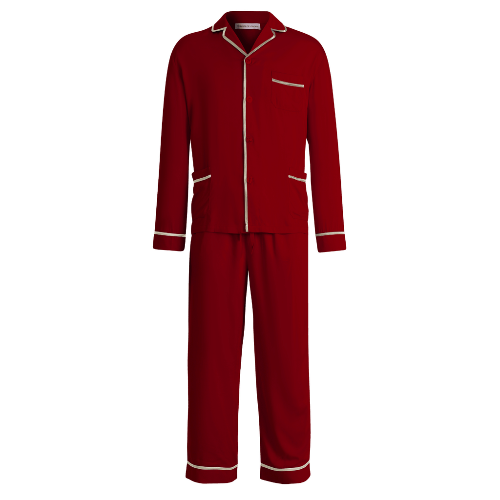 Men's Satin Pyjamas - Apollo