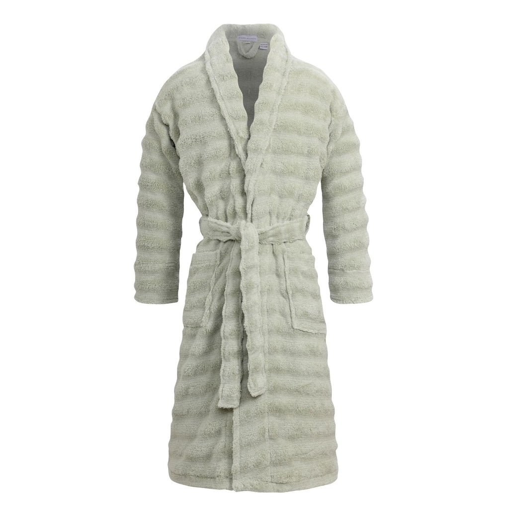 Women's Green Towelling Bathrobe - Marmara