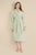 Women's Green Towelling Bathrobe - Marmara