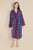 Women's Hooded Bathrobe  - Multicolor