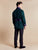 Russborough Short Velvet Smoking Jacket in Green