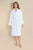 Women's White Towelling Bathrobe - Seaspray