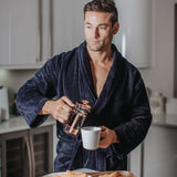 Men's Bathrobe - Baron Navy